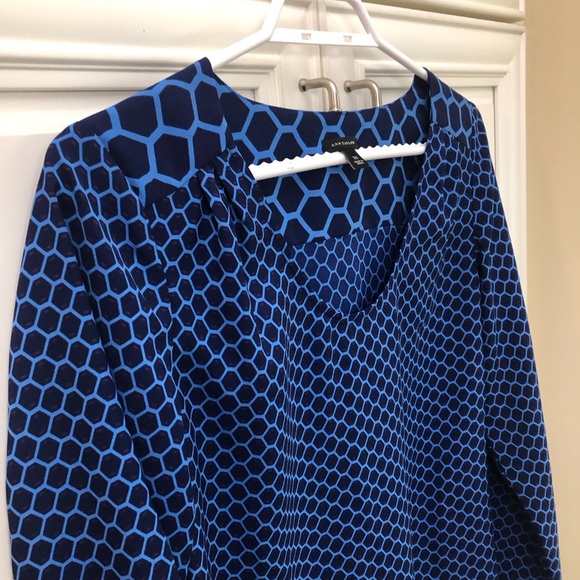 Ann Taylor print women’s blouse - Picture 2 of 9